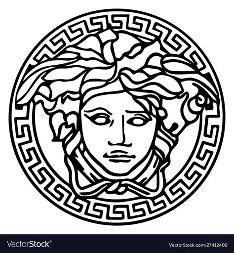 versace logo kopf|Versace logo greek mythology.